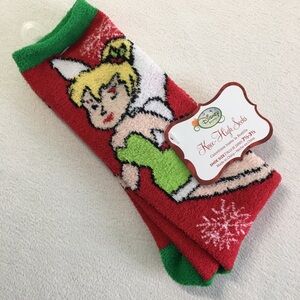✨ Tinker Bell Holiday /Christmas Knee-high Socks, NWT ✨ Disney Fairies ✨